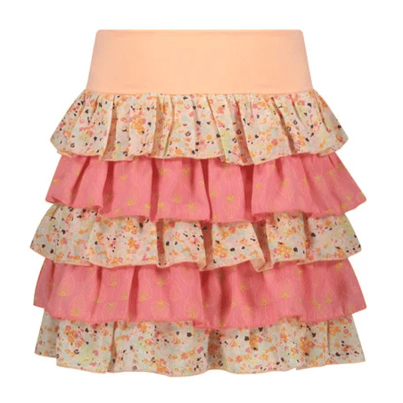 Nuno multi layered short skirt with jersey waistband - NoNo