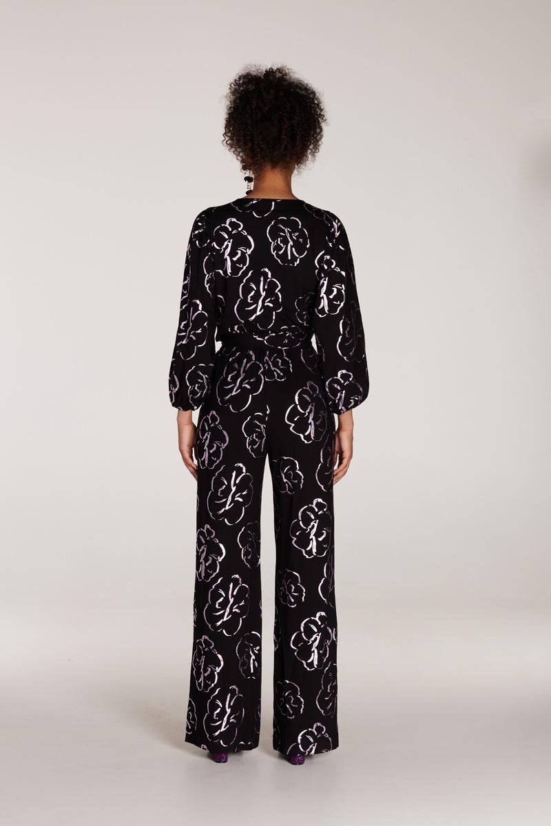 Pieta Jersey Foil Print Jumpsuit - Jansen Amsterdam