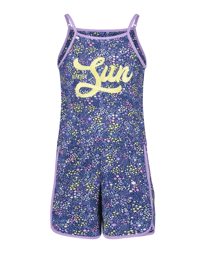 Girls leopard aop jumsuit - B.Nosy