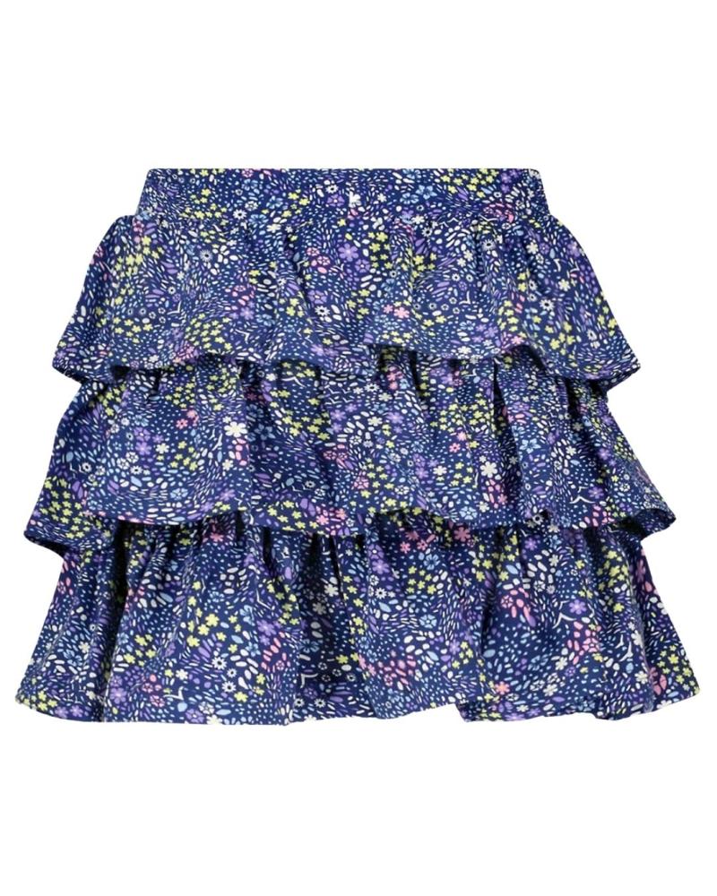 Girls leopard aop 3-layer skirt - B.Nosy