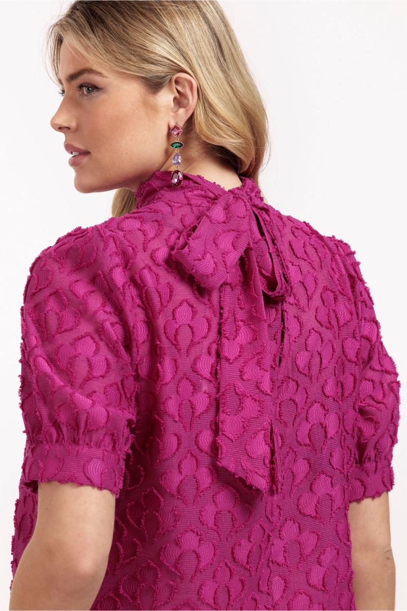 Alia 2way jacquard top - Studio Anneloes