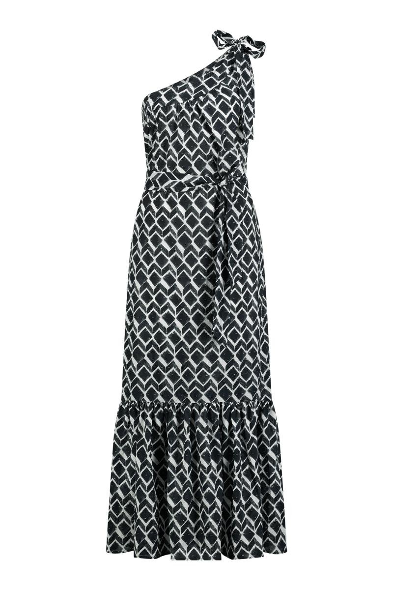 Scottie graphic poplin dress - Studio Anneloes