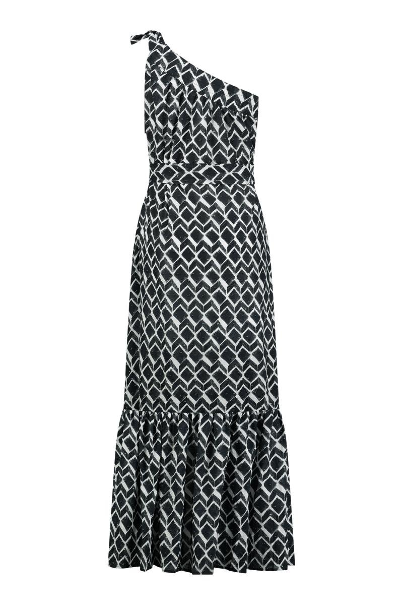 Scottie graphic poplin dress - Studio Anneloes