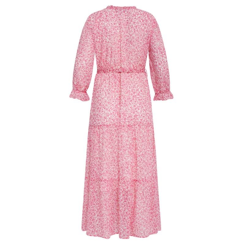 Jurk Midi Bloemetjes 23041 - Smashed Lemon