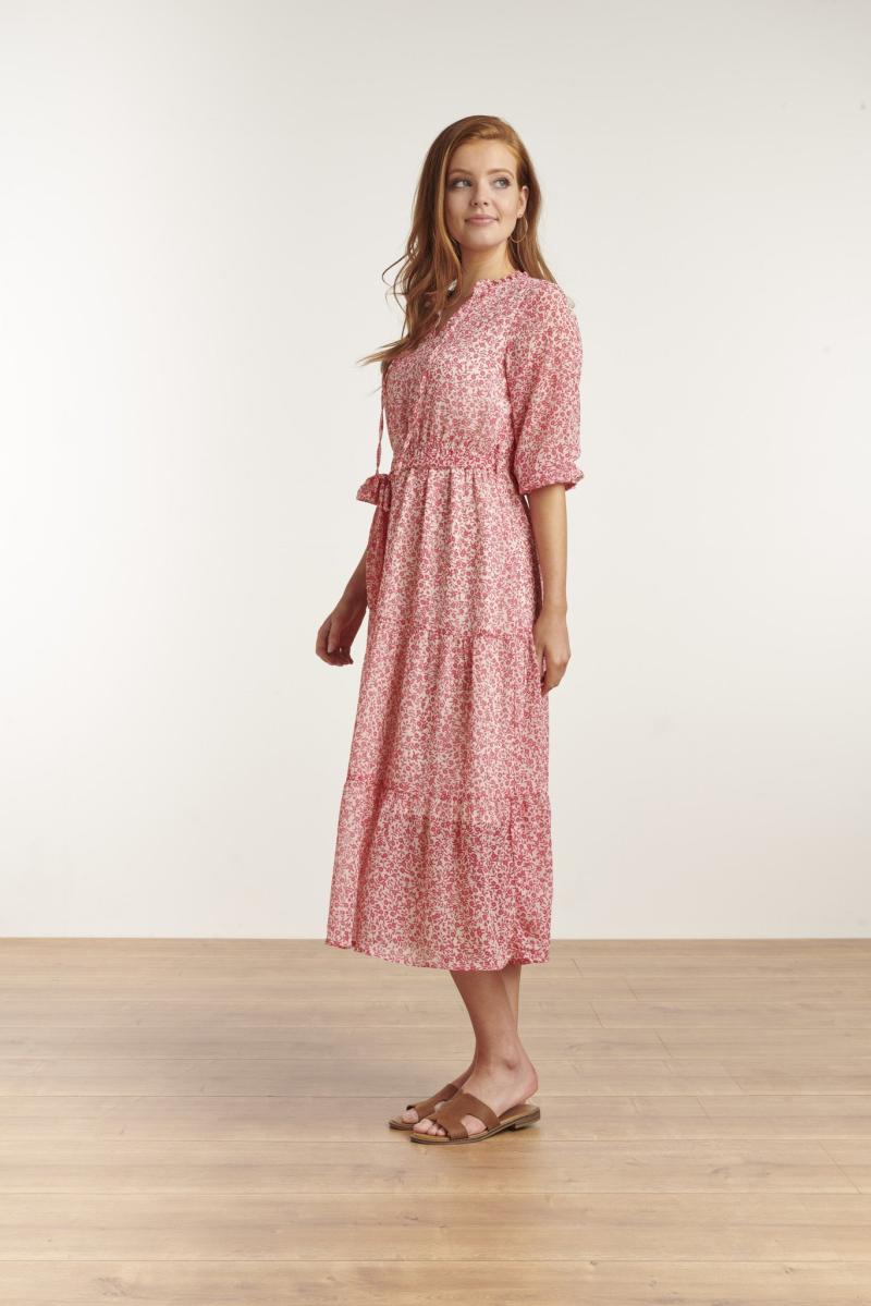 Jurk Midi Bloemetjes 23041 - Smashed Lemon