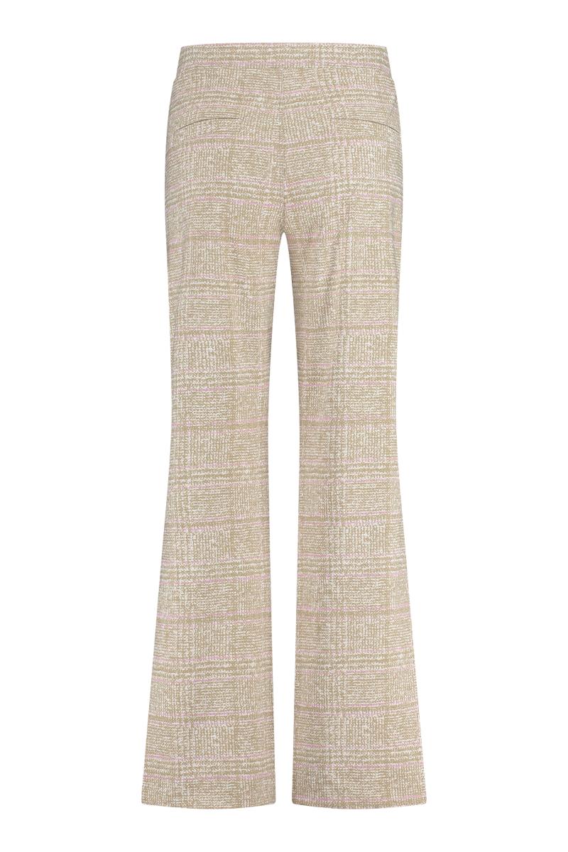Meghan bonded check trousers - Studio Anneloes