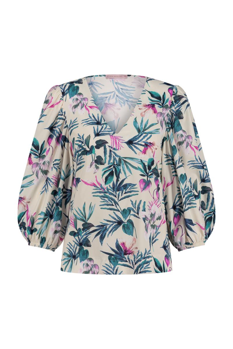Nieve floral top - Studio Anneloes