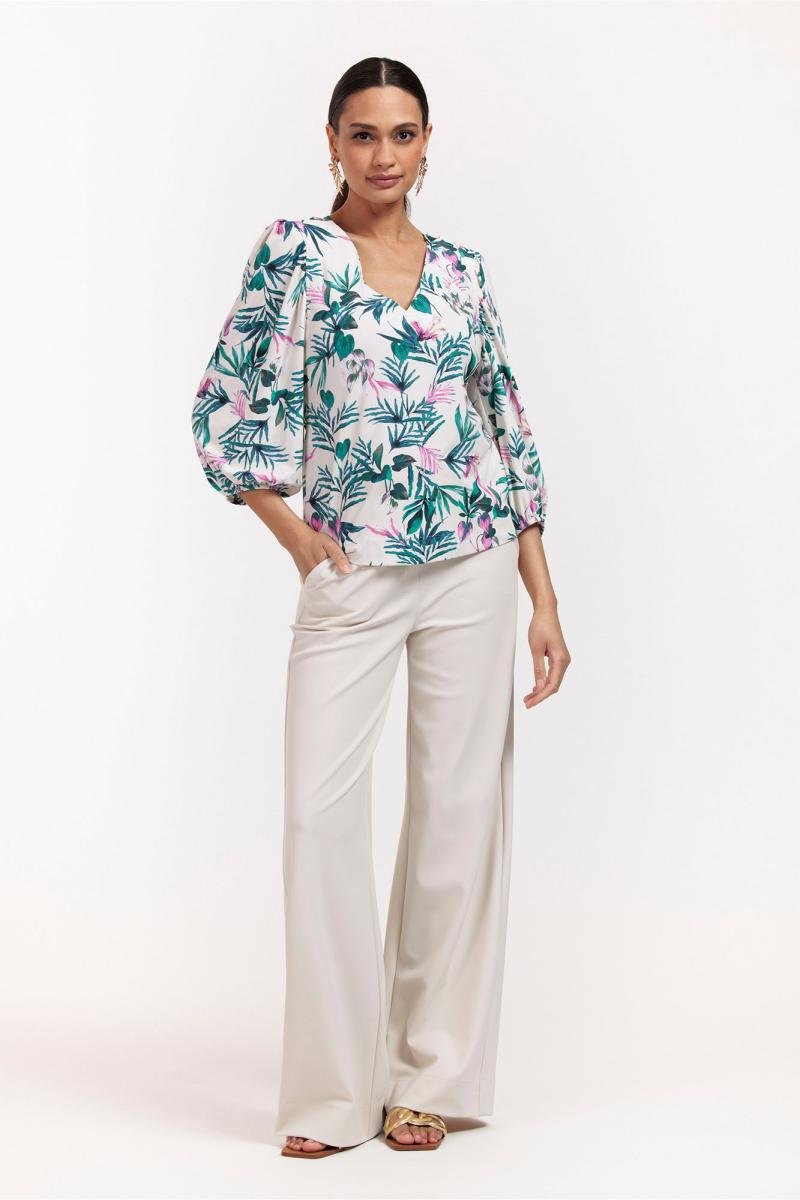 Nieve floral top - Studio Anneloes