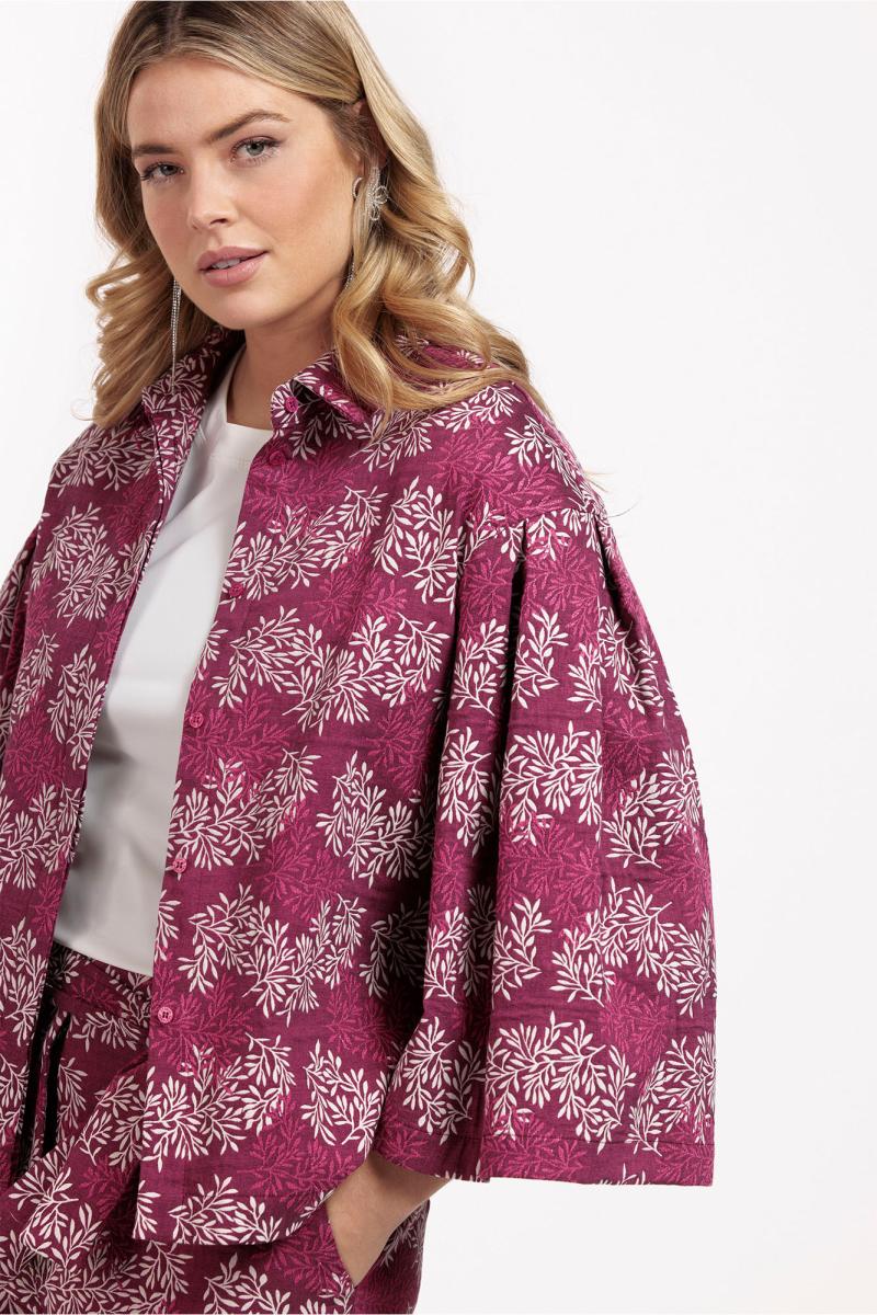 Emmy jacquard blouse - Studio Anneloes