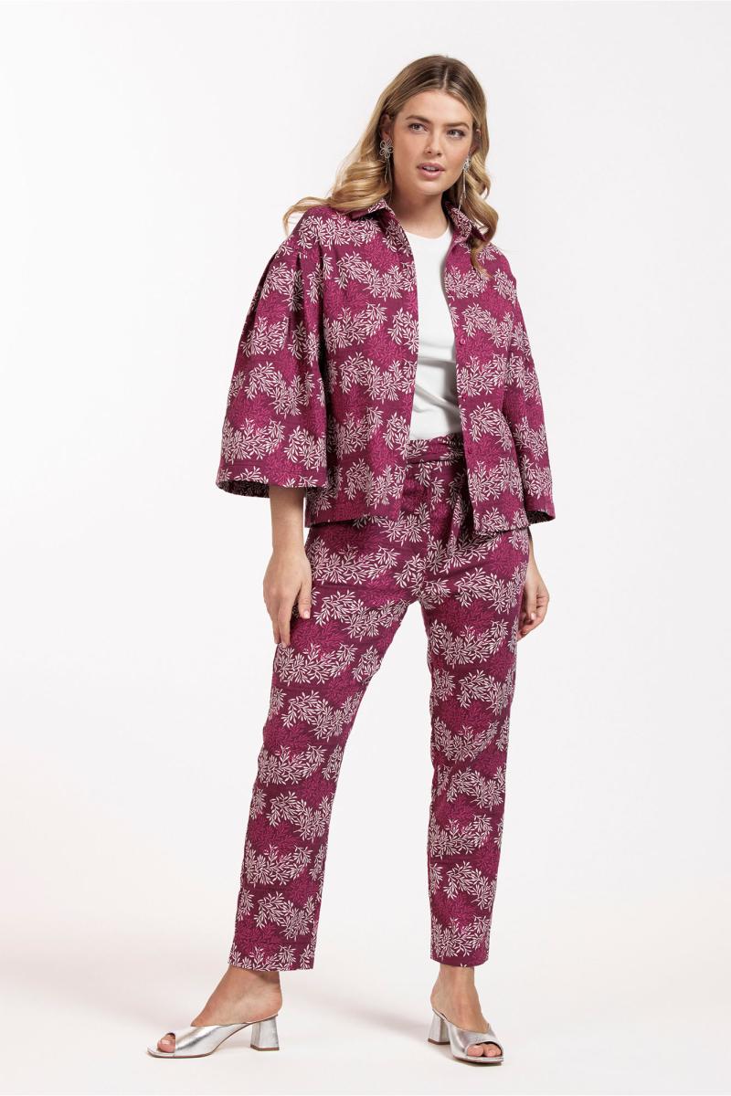 Mitan jacquard trousers - Studio Anneloes