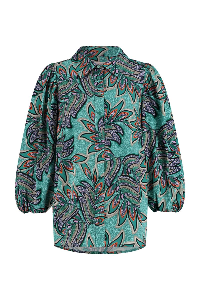 Bessie leafs blouse - Studio Anneloes