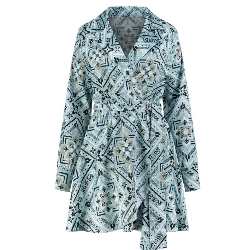 Bangkok Printed Wrap Dress - NIKKIE