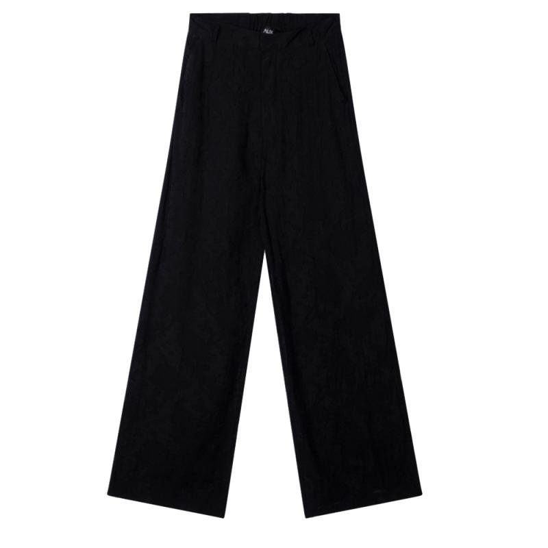Ladies Woven Burn Out Jacquard Pants - Alix The Label