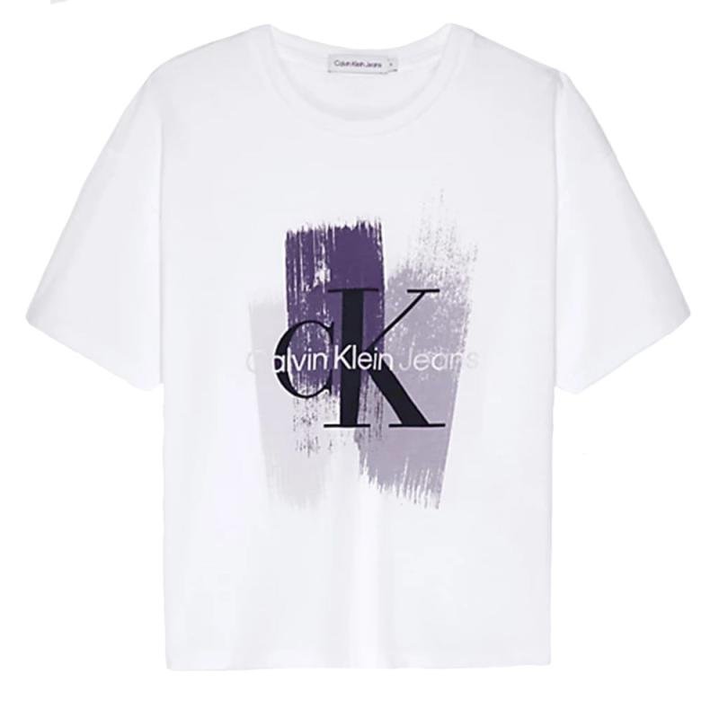Brush Stroke Monogram T-Shirt