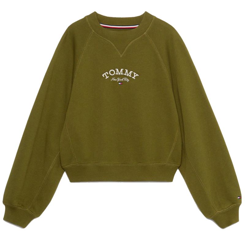 Tommy Logo Crew Sweatshirt