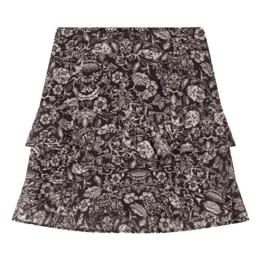 Alix The Label - Woven Flower Linen Skirt
