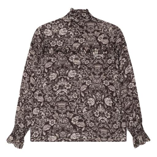 Woven Flower Linen Blouse - Alix The Label - Alternatieve afbeelding