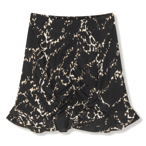 Alix The Label - Ladies Woven Animal Lines Mini Skirt