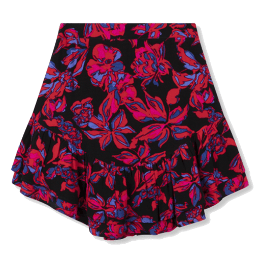 Alix The Label - Ladies Woven Floral Ruffle Skirt