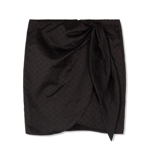 Alix The Label - Ladies Woven Jacquard Mini Skirt