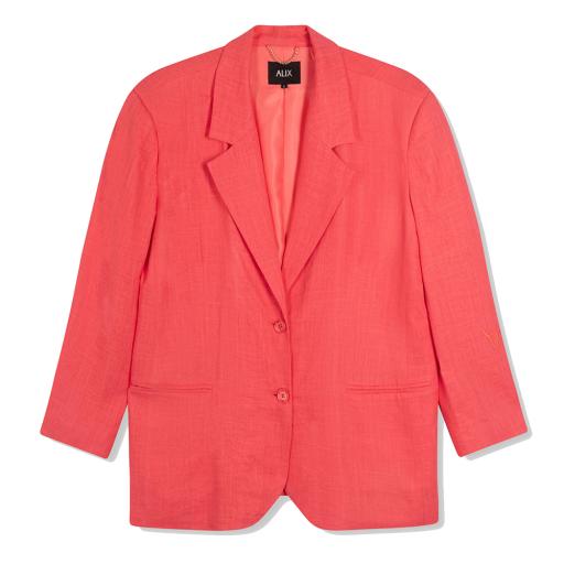 Alix The Label - Ladies Woven Oversized Boucle Blazer