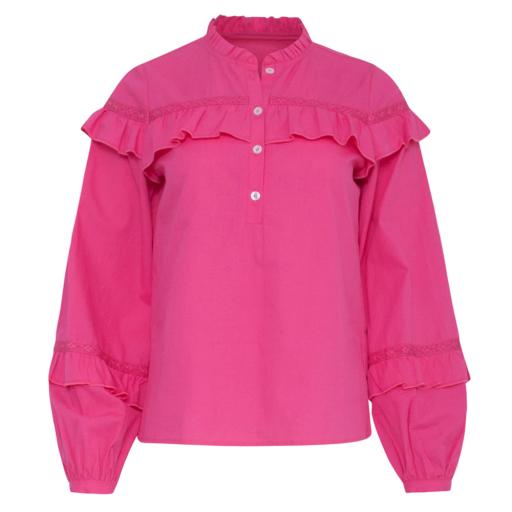 Smashed Lemon - Blouse Met Ruffles 23058