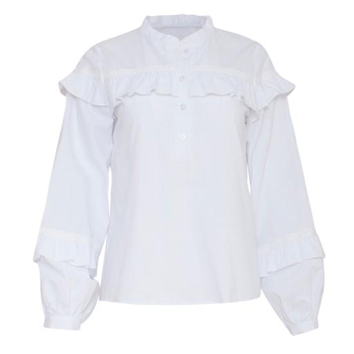 Smashed Lemon - Blouse Met Ruffles 23058