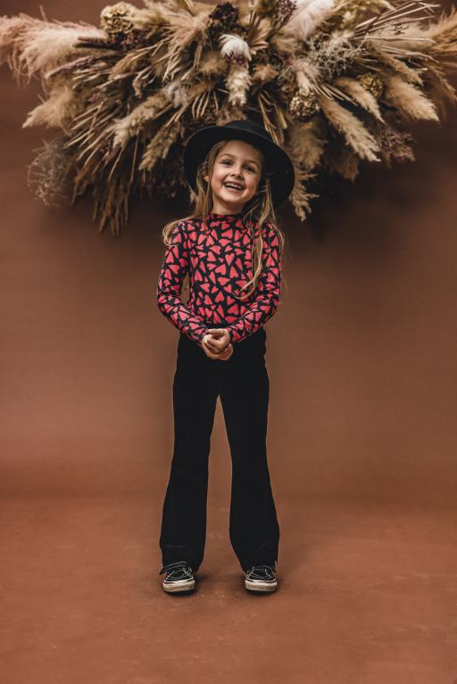 Little Rib Velours Pants 7680 - LOOXS Little - Alternatieve afbeelding