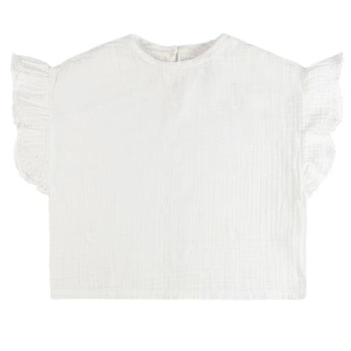 Alix Mini - Kids Woven Embroidery Top