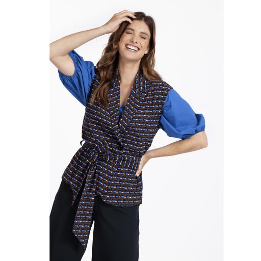 Elisa Square Blouse Gilet - Studio Anneloes - Alternatieve afbeelding