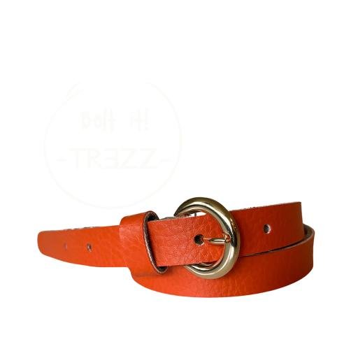 TREZZ Kids - Broos 2cm Leer Met Leren Gesp Amalfi Arabesk