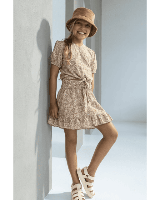 Flo girls AO dot knotted blouse - Like Flo - Alternatieve afbeelding