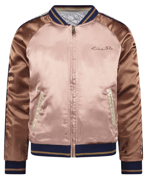 Like Flo - Flo girls satin bomber reversible