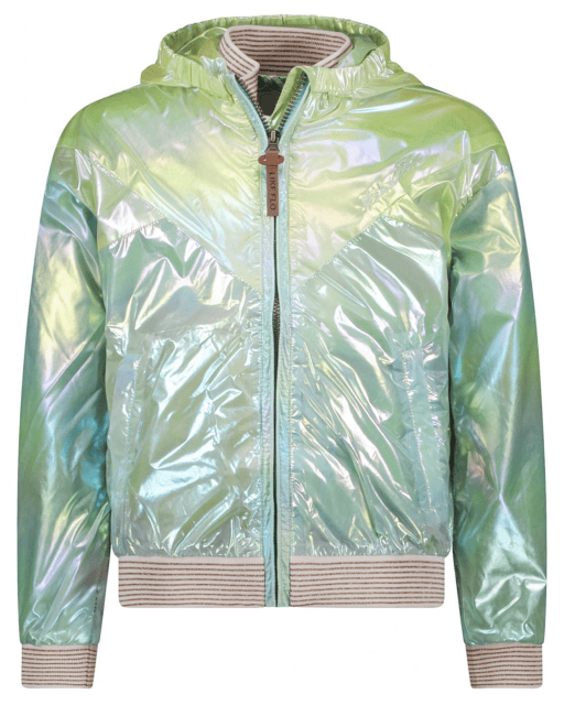 Like Flo - Flo girls hooded rainbow jacket