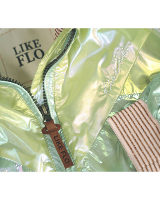 Flo girls hooded rainbow jacket - Like Flo - Alternatieve afbeelding