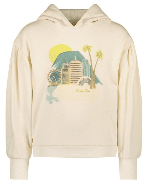 Like Flo - Flo girls hooded sweater BEACH