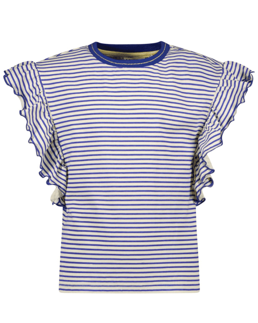Like Flo - Flo girls stripe jersey ruffle tee