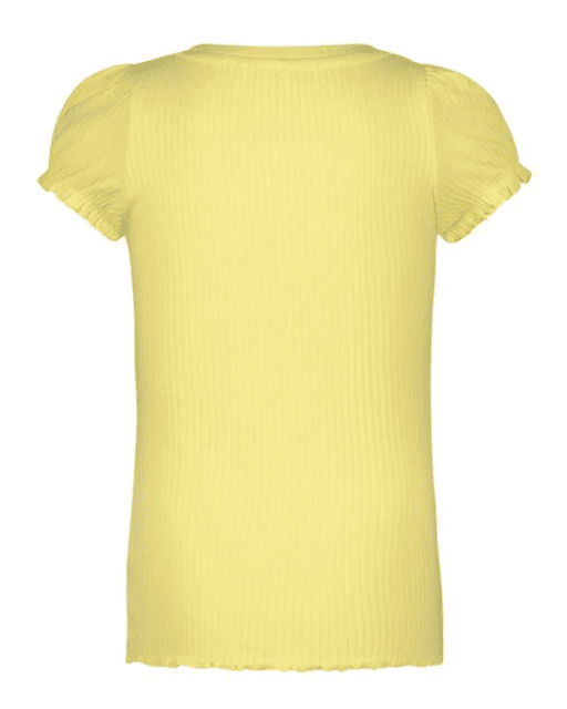 Flo girls solid rib ss tee with button closure - Like Flo - Alternatieve afbeelding