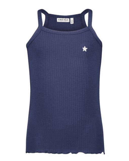 Like Flo - Flo girls solid rib singlet