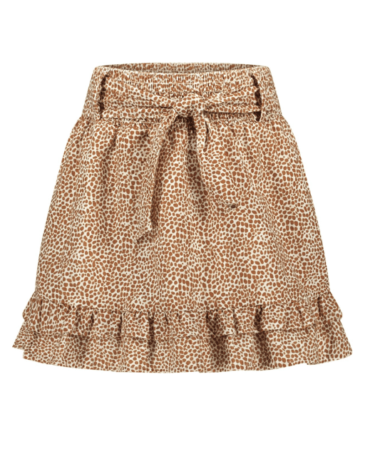 Like Flo - Flo girls AOP woven skirt with belt