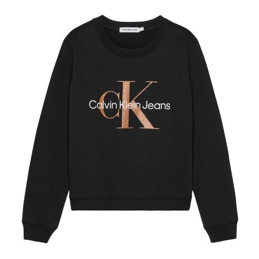 Calvin Klein Kids - Bronze Monogram Crewneck Sweatshirt
