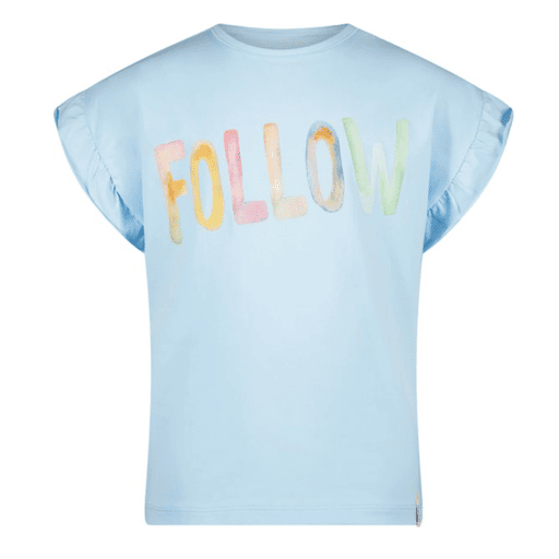 NoNo - Kanou tshirt short ruffled sleeve with Follow print