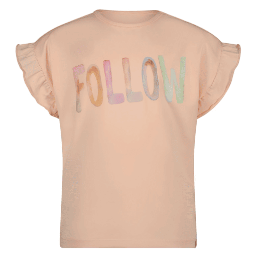 NoNo - Kanou tshirt short ruffled sleeve with Follow print