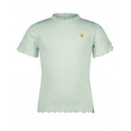 NoNo - Kaby rib jersey tshirt half sleeve with string detail at sleeve