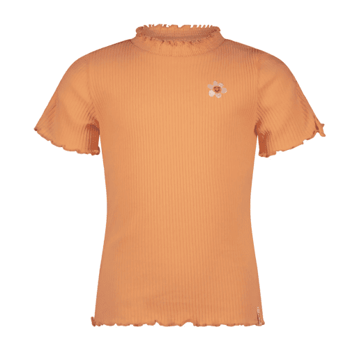 NoNo - Kaby rib jersey tshirt half sleeve with string detail at sleeve