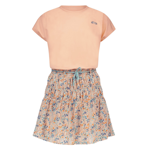 NoNo - Manyu combi dress jersey s/sl top+woven skirt