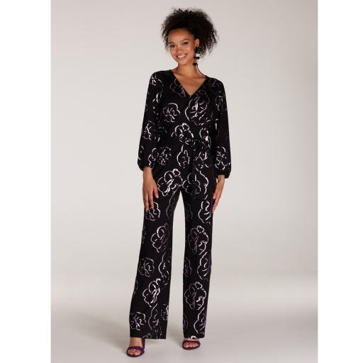 Pieta Jersey Foil Print Jumpsuit - Jansen Amsterdam - Alternatieve afbeelding