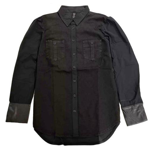 ZIP73 - Blouse Jeans Lange Mouw