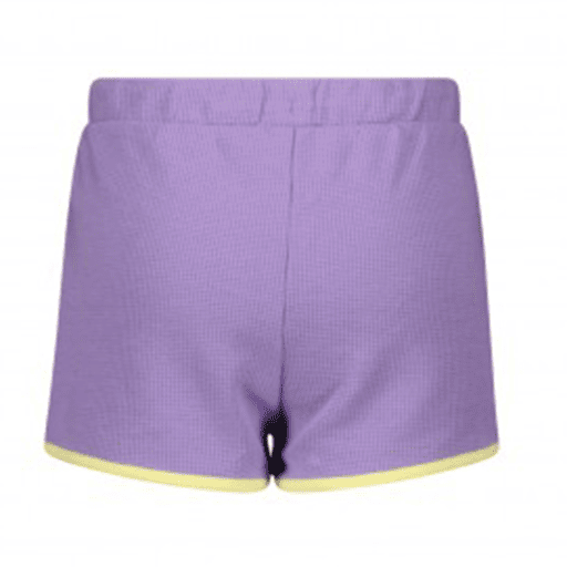 Girls small waffle shorty w/ contrast binding - B.Nosy - Alternatieve afbeelding