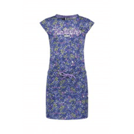 B.Nosy - Girls leopard aop drress w/ cap sleeve